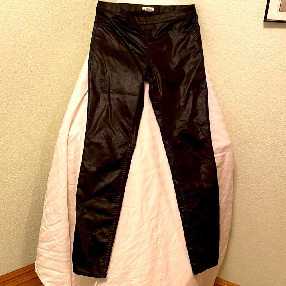 H&M coated jeans
